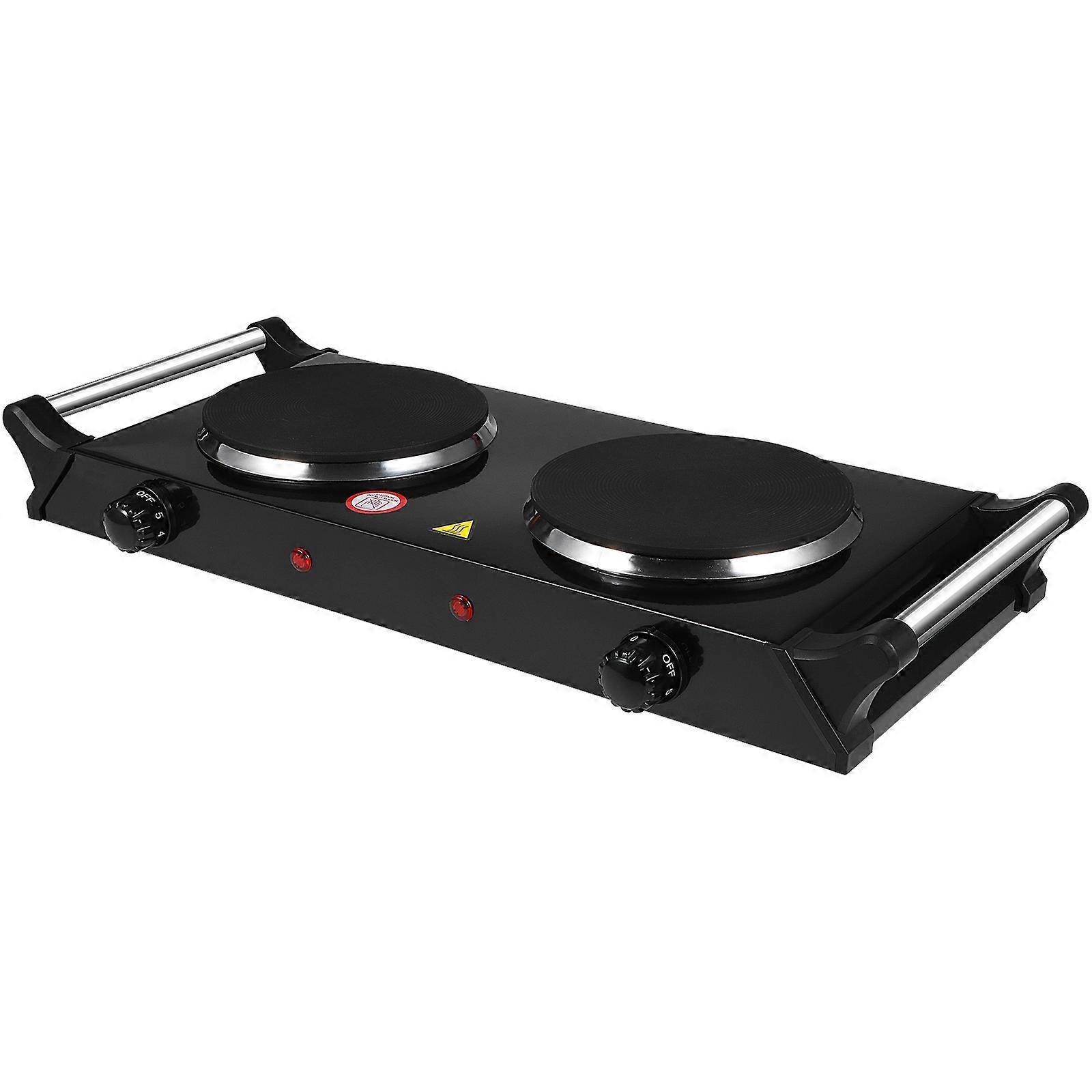 Electric Burner Two Plate Stove for Fast Heating 2000W with