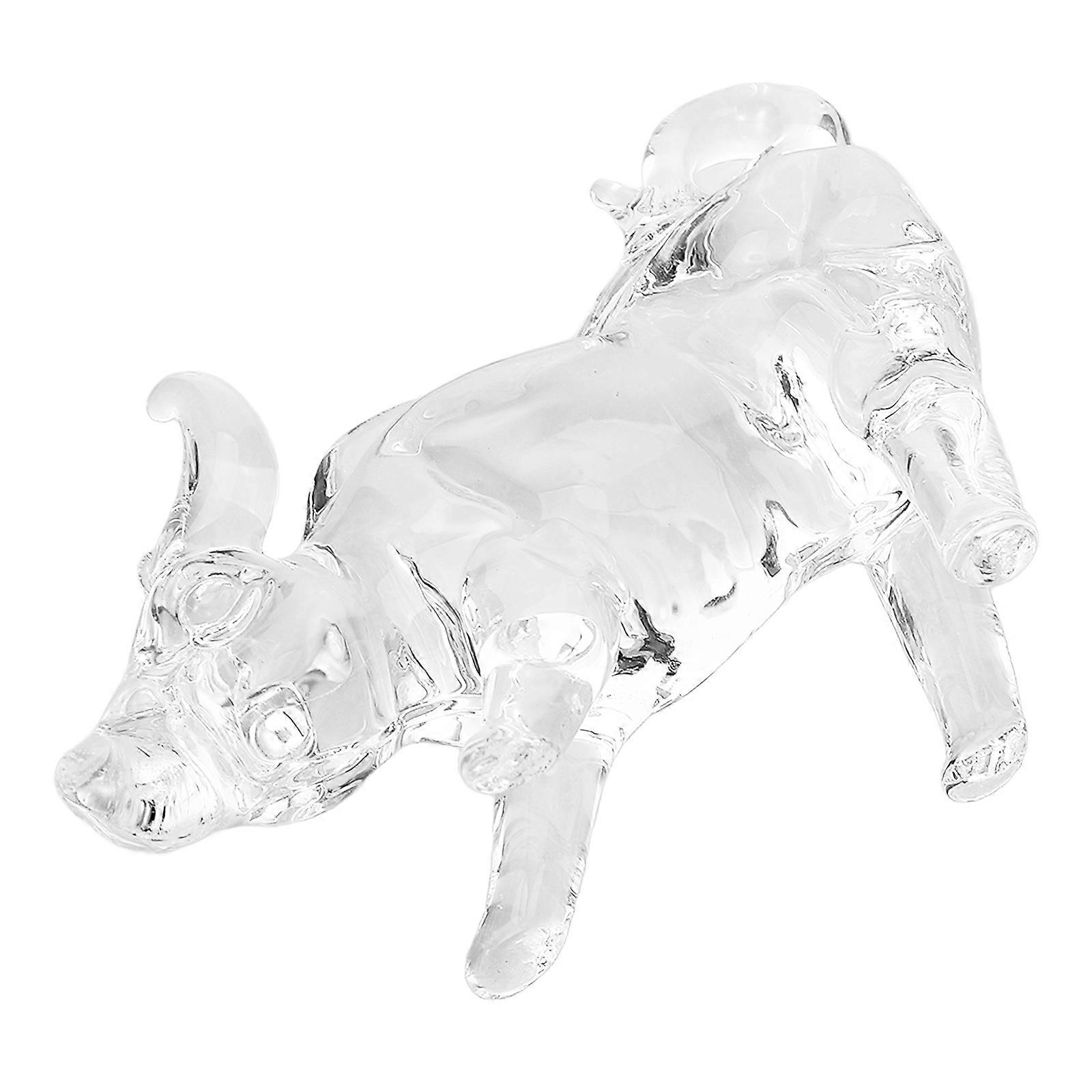 Transparent 4Pcs Crystal Animal Statues For Family Friends Lovers Ideal For Table Decor With Elegant Design Perfect For Celebrating Various Festivals