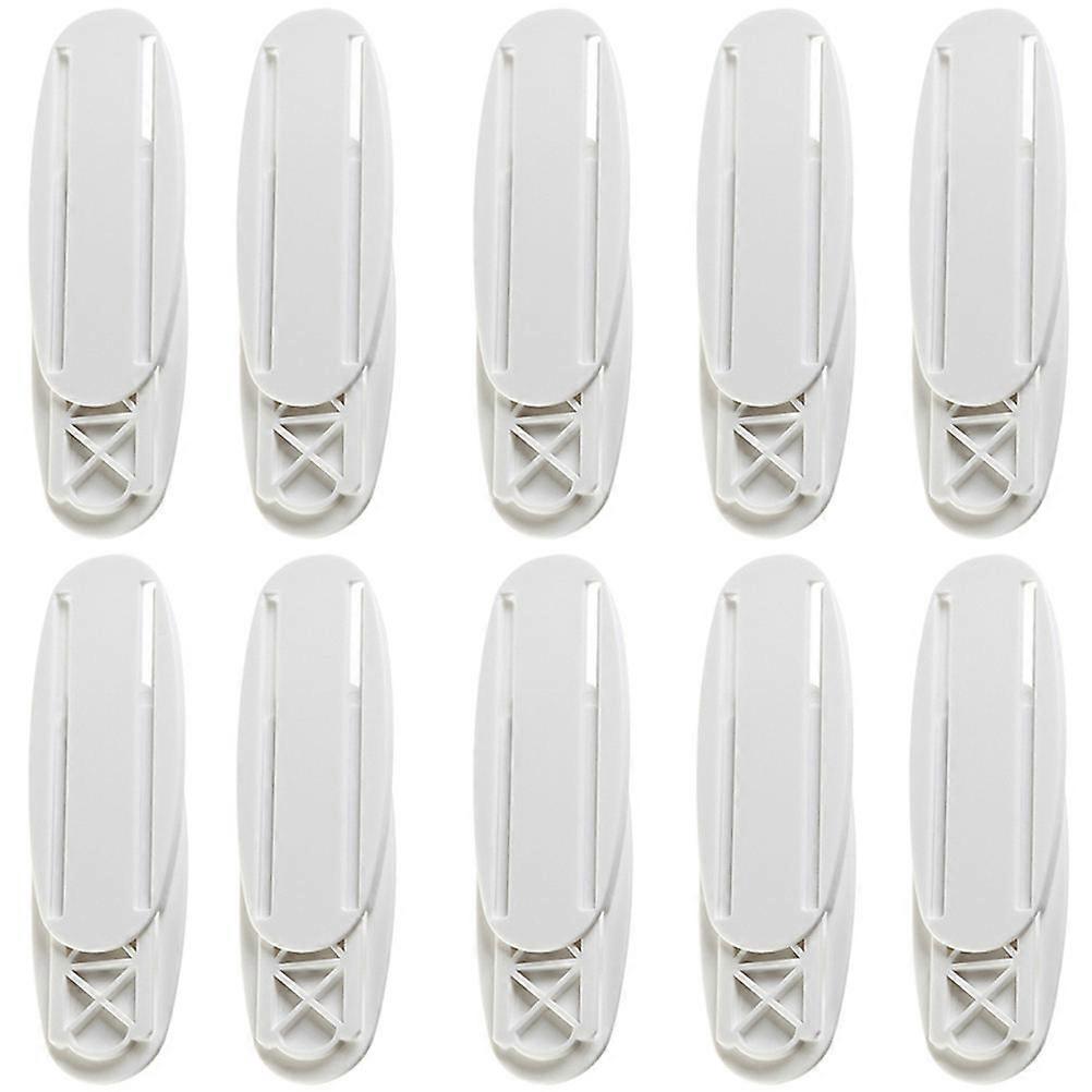 Socket Holder Wall Mounted Punch-Free for Home Use 30Pairs Cable Fixator