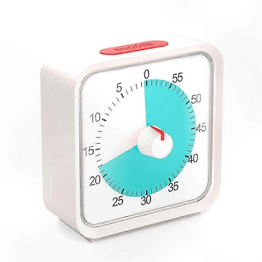 Silent 60-Minute Visual Timer for Kitchen, Study, and Time Management