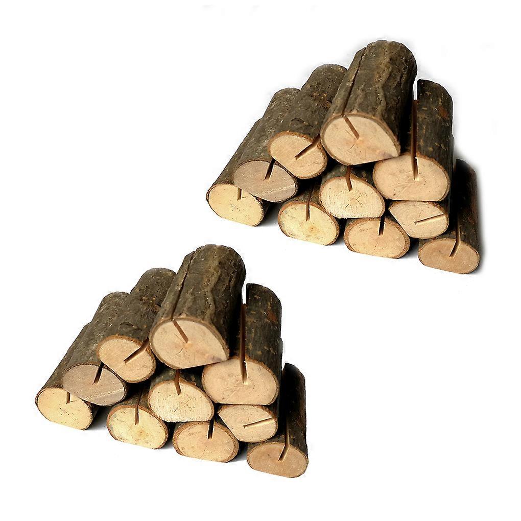 20 Pack Table Number Holders Note Holder Handicraft Article Transverse Groove