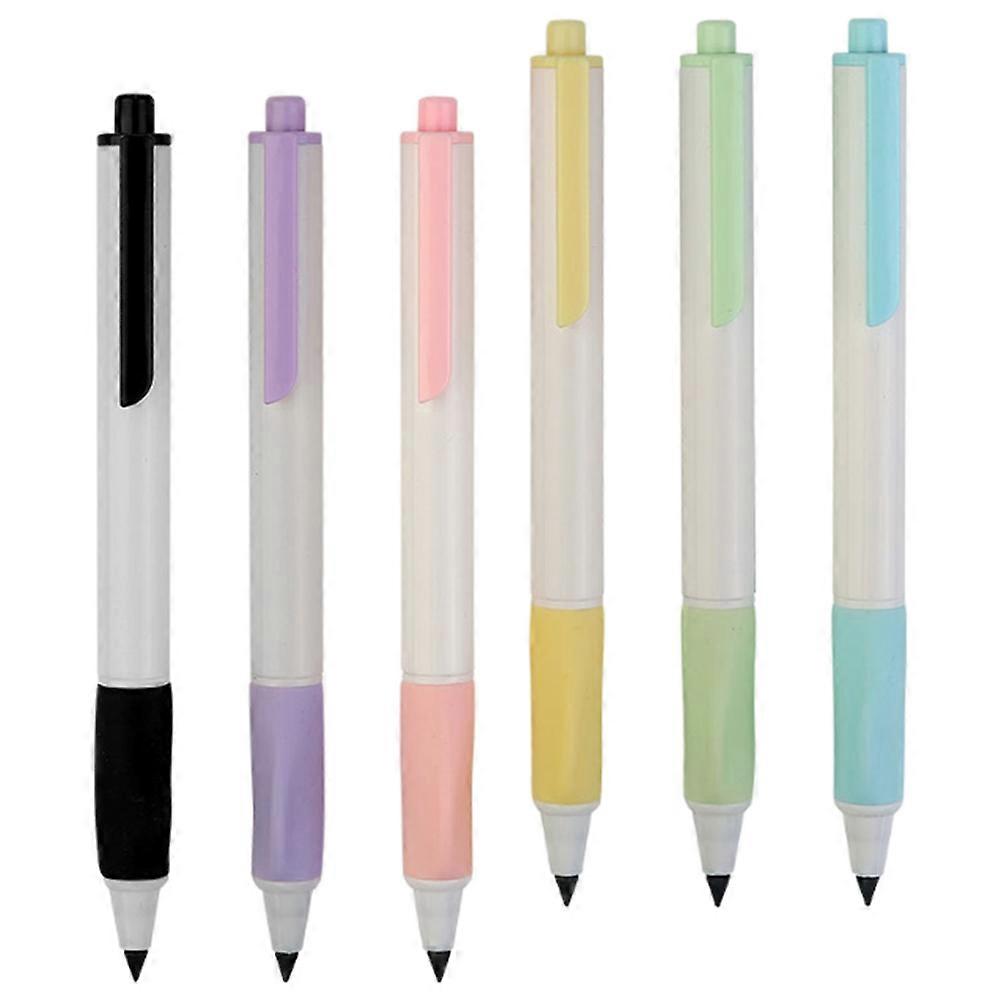 Convenient Pencils 18 Pcs Automatic Plastic Stationery Perfect For Beginners And Adults Unique Color Functionality