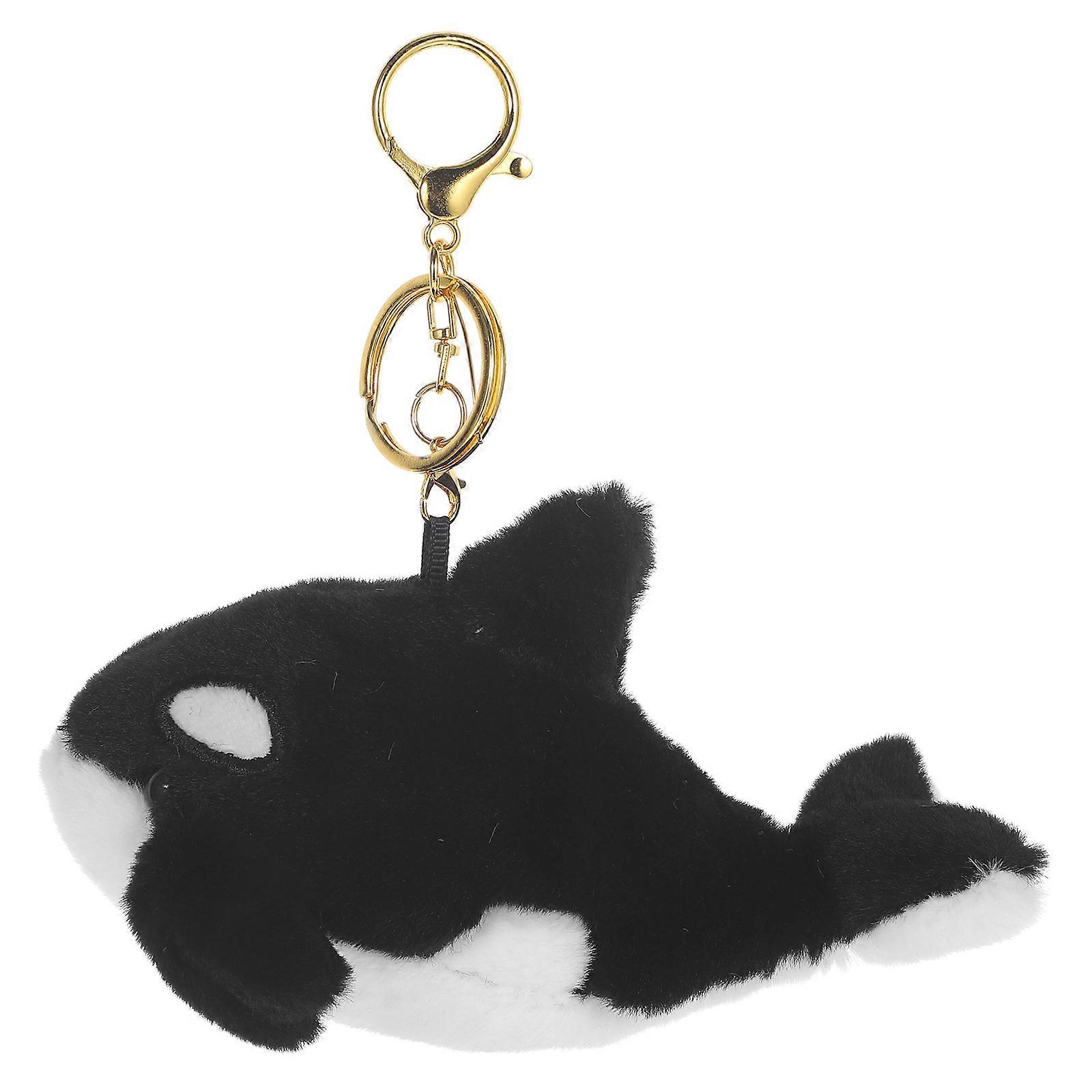 Cartoon Key Ring Whale Shape Keychain Decorative Bag Pendant DIY Occasions 3Pcs