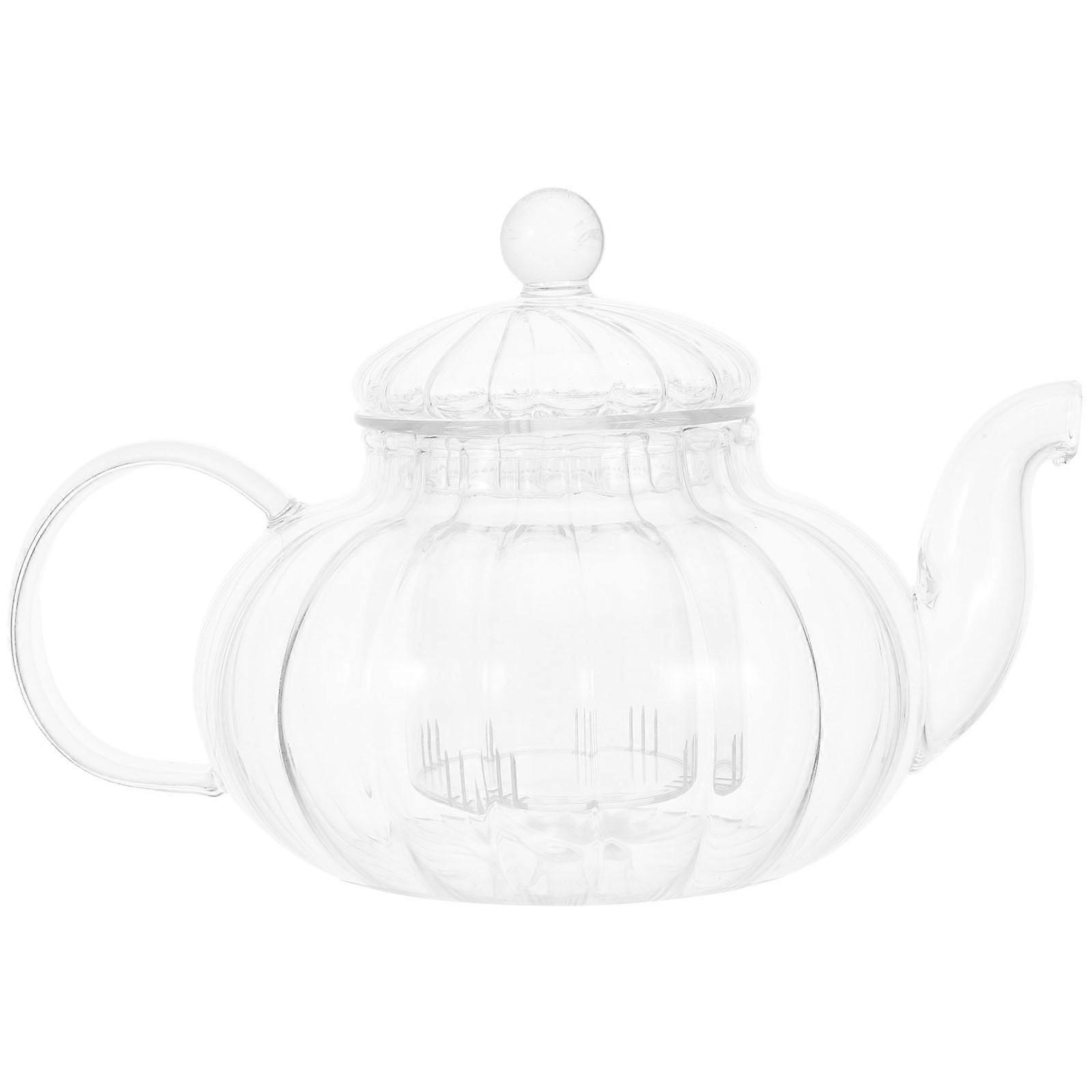 Pumpkin Tea Pot for Tea Brewing 6Pcs Heat Resistant