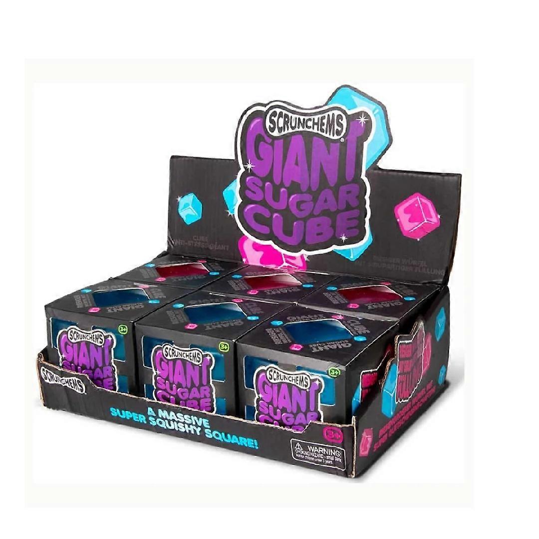 Scrunchems Giant Sugar Cube Assorted Colour Fidget Toy