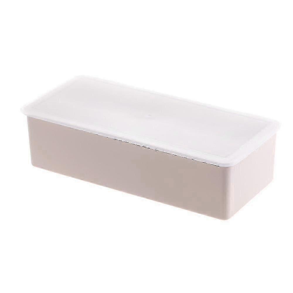 Tableware Organizer Dustproof Spoon Fork Drain Rack Plastic Style