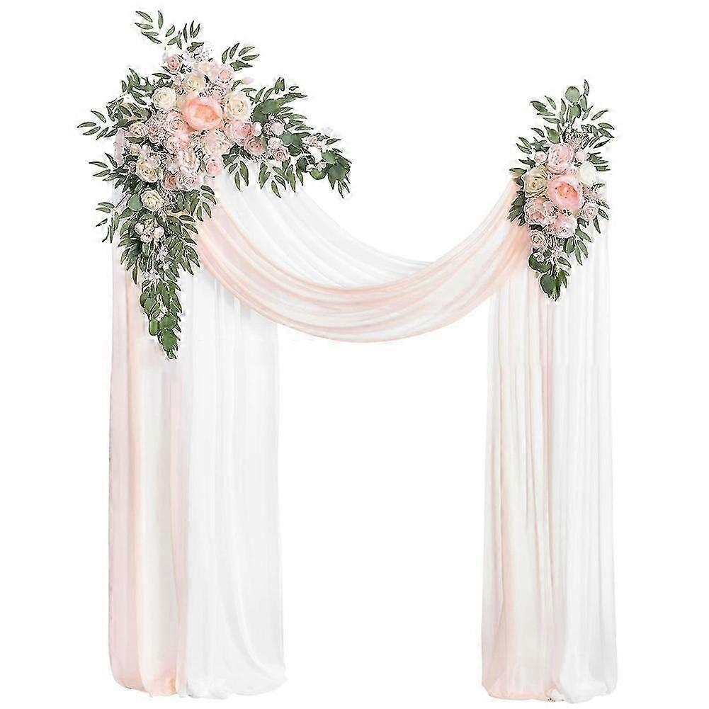 25-26 Artificial Wedding Arch Simulation Flowers Kit