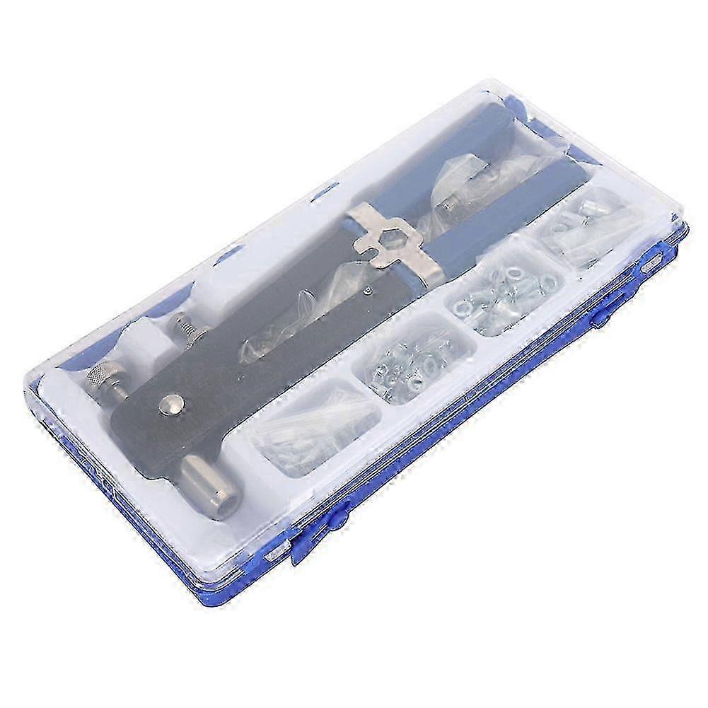 25-26 86Pcs Rivet Nut Gun Set PVC Anti-Skid Handle Riveter Hand Tool with Plastic Box(JD-4623 )
