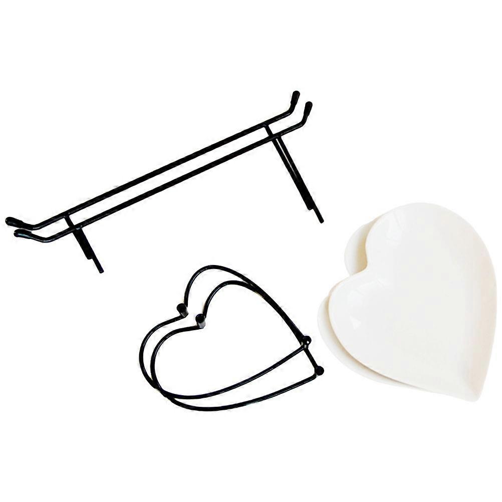 Decorative Serving Plate 2-Tier for Dessert Serving 2Sets Multi-Color Tray