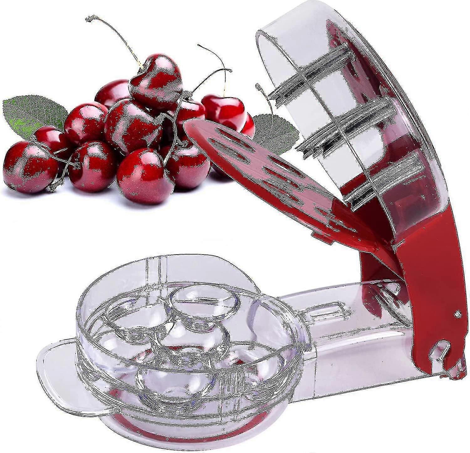 Cherry Pitter,stainless Steel Multiple Cherry Seed Extractor