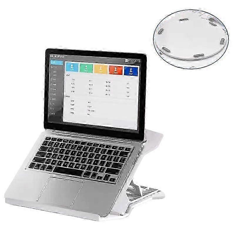 NUOXI N2 8-seviye Ayarlanabilir Laptop Tutucu, Döner Tabla ile