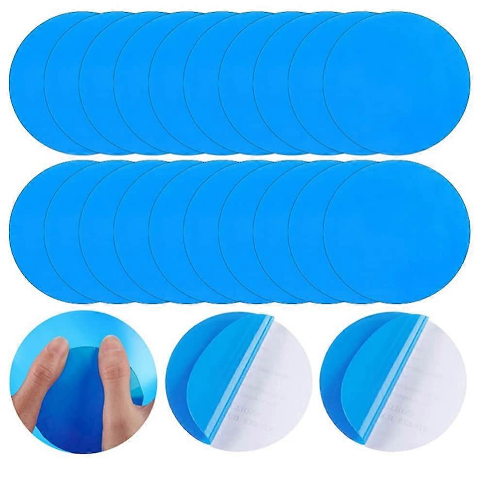 SelfAdhesive Patches For Swimming Pools, 20 PVC Patch Stickers, Waterbed And Paddling Pools Compatible