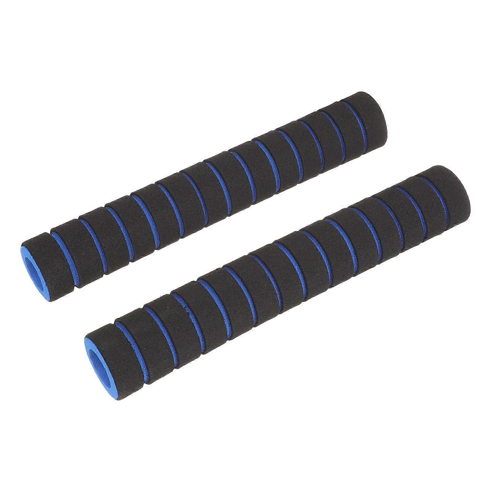 Blue Kayak Paddle Grips Eva Sponge Wraps for Protection 2Pcs Non-Slip