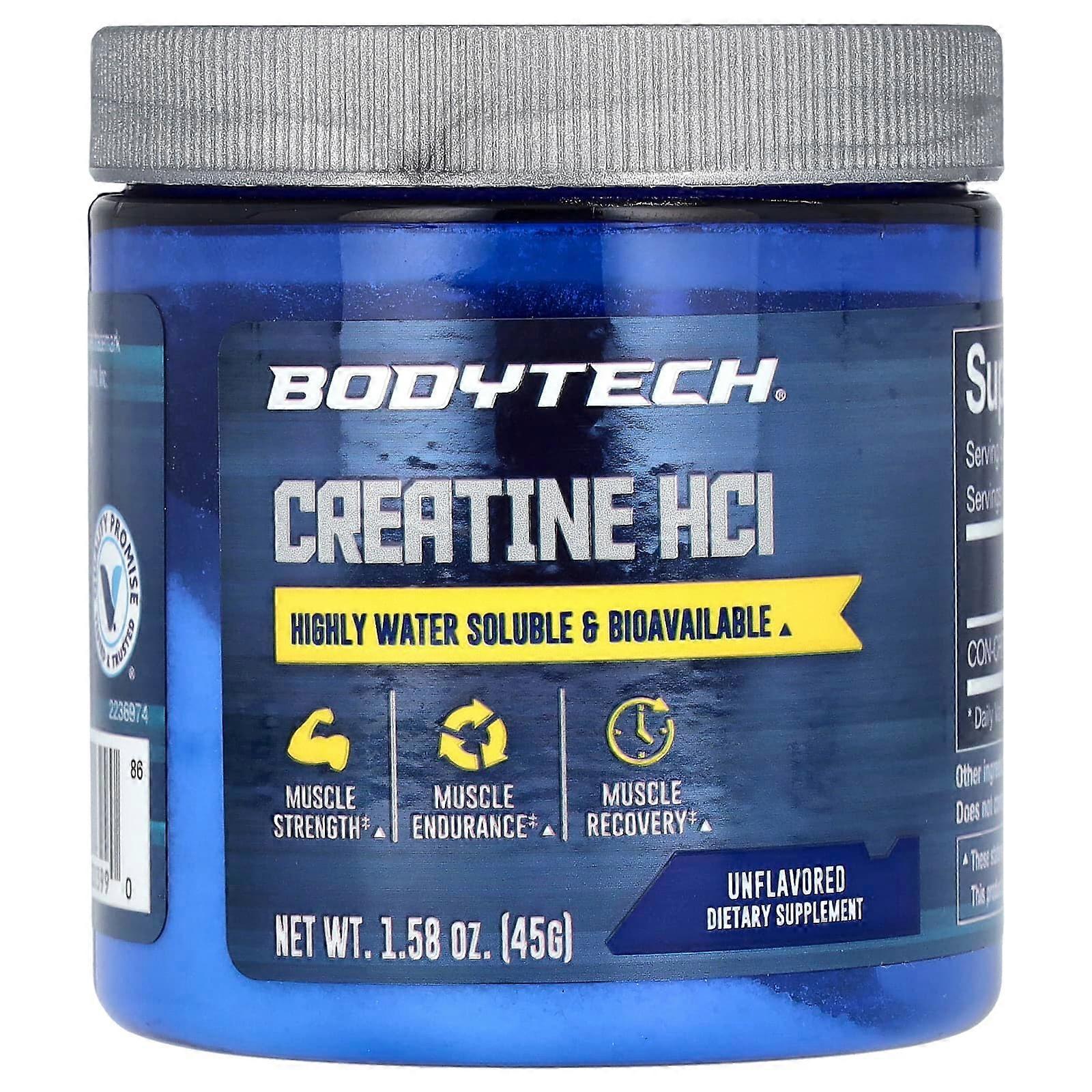 Creatine HCl, Unflavored, 1.58 oz (45 g)