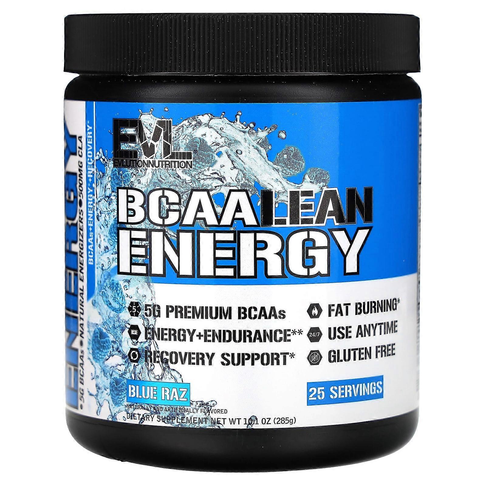 BCAA Lean Energy, Blue Raz, 10.1 oz (285 g)