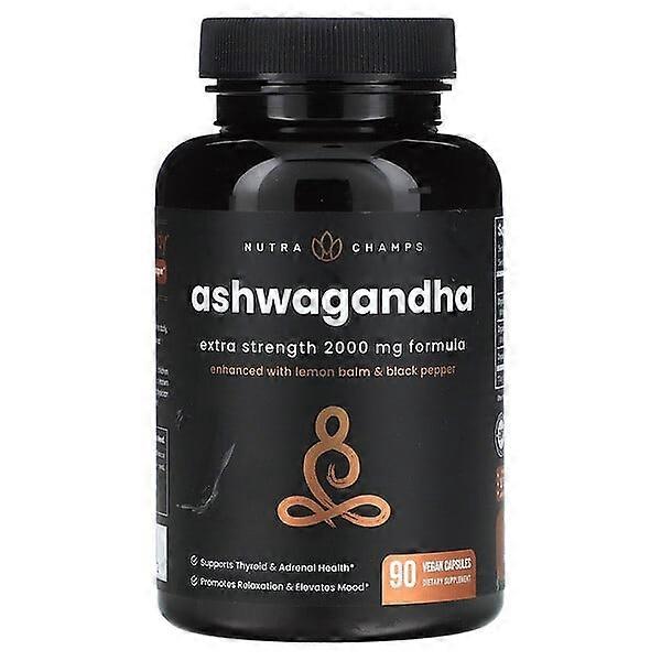 NutraChamps, Ashwagandha, 90 Vegan Capsules