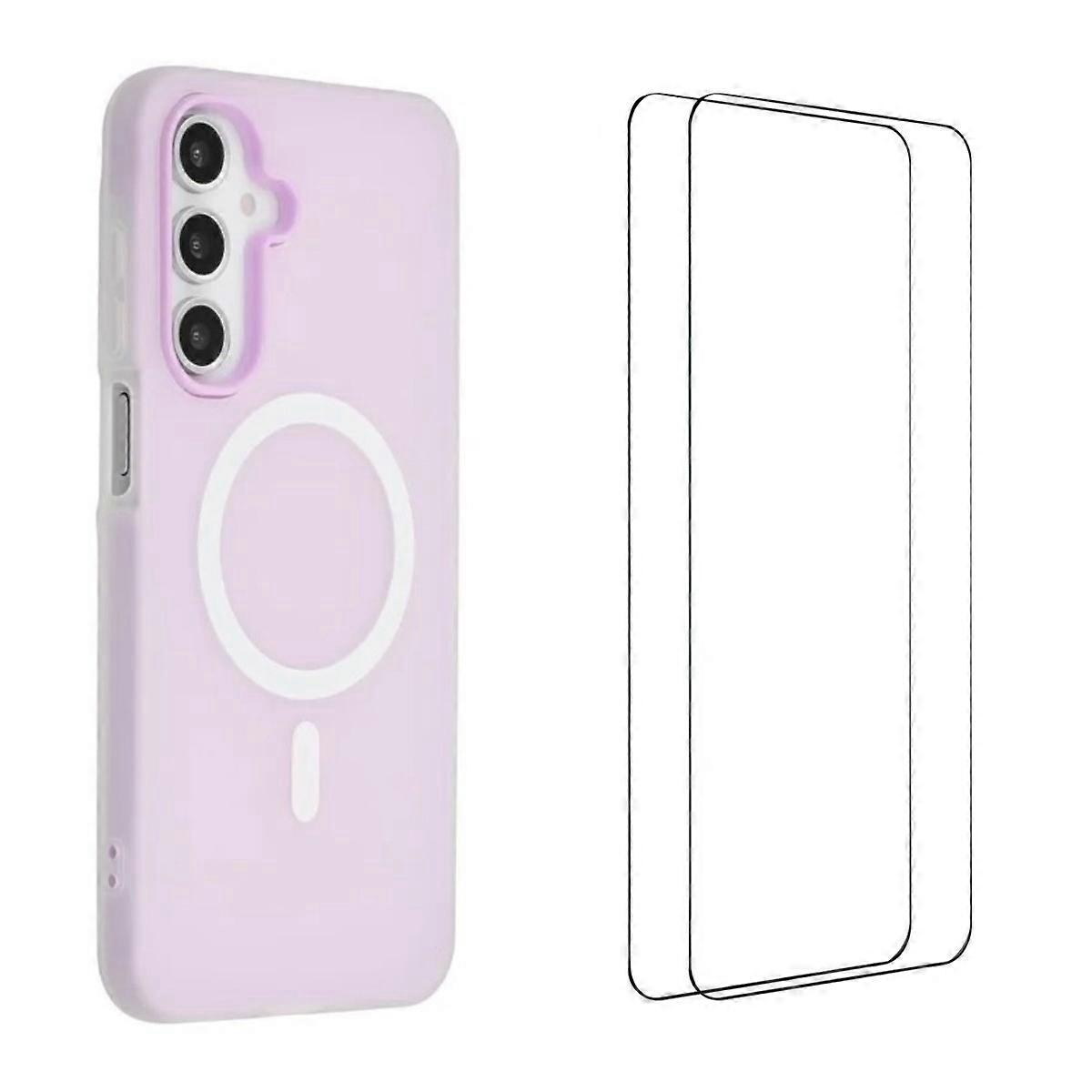 For Samsung Galaxy A25 5G (Global) (161mm) Magnetic Case WANLONFENG ML Series Matte PC TPU Phone Cov