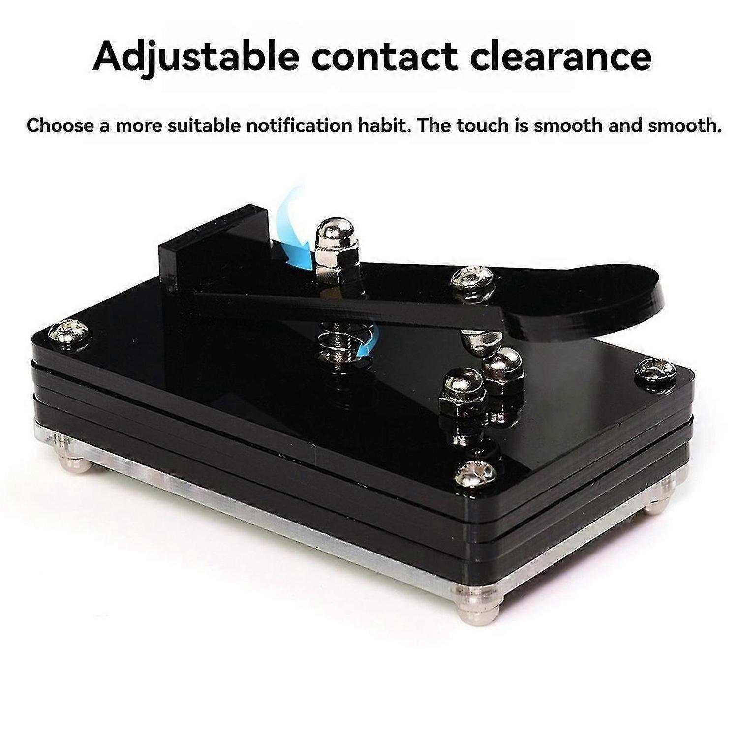Upgraded CW Morse Code Decoder Finished+Case+Button Kit with Digital LCD CW Trainer Morse Code Decod