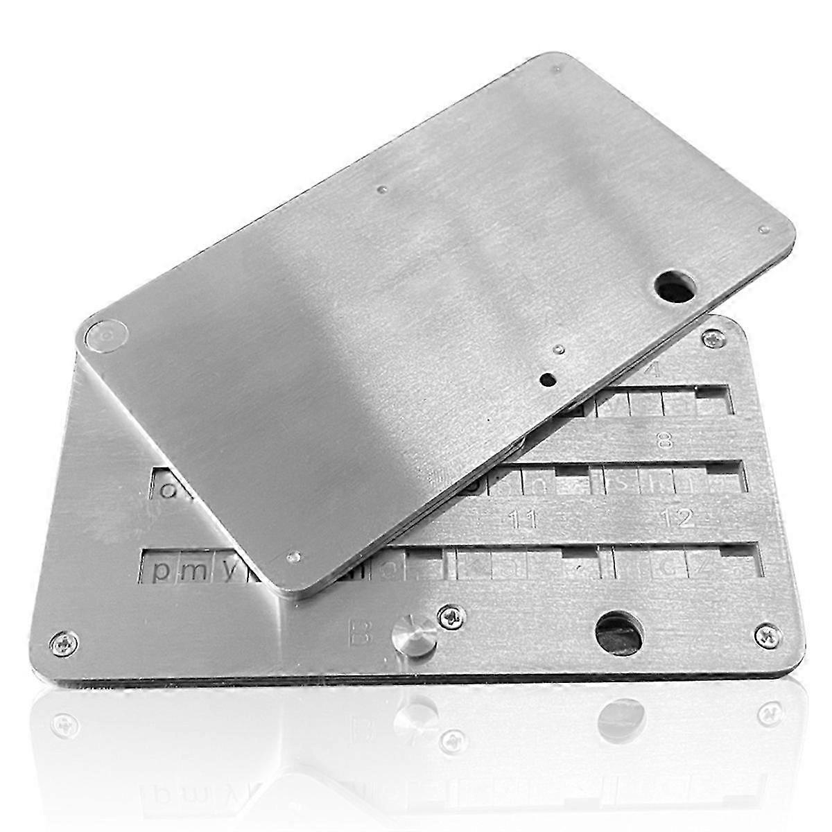 Plates Wallet Crypto Cryptocurrency Storage Crypto Wallet for Bitcoin Hardware Cold Backup MechanicaEdition 1028