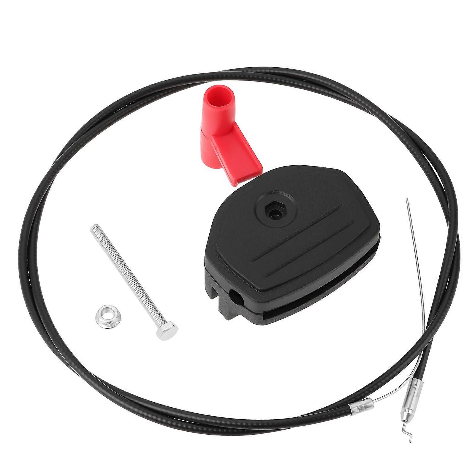 Lawn Mower Handle And Throttle Cable 1.5M Replacement Cable Compatible With Hand Mowers