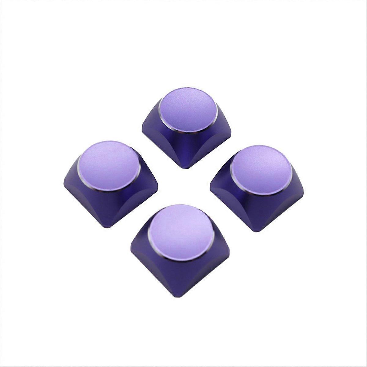 4Pcs Aluminum Alloy Metal Keyboard Cap Color Mechanical Keyboard D