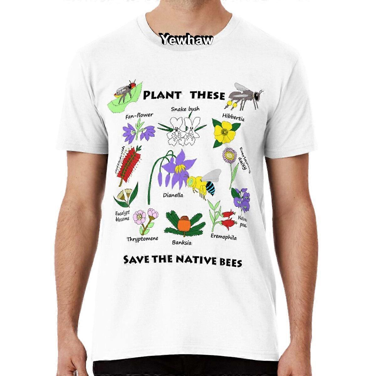 Plant These, Save The Native Bees T-shirt