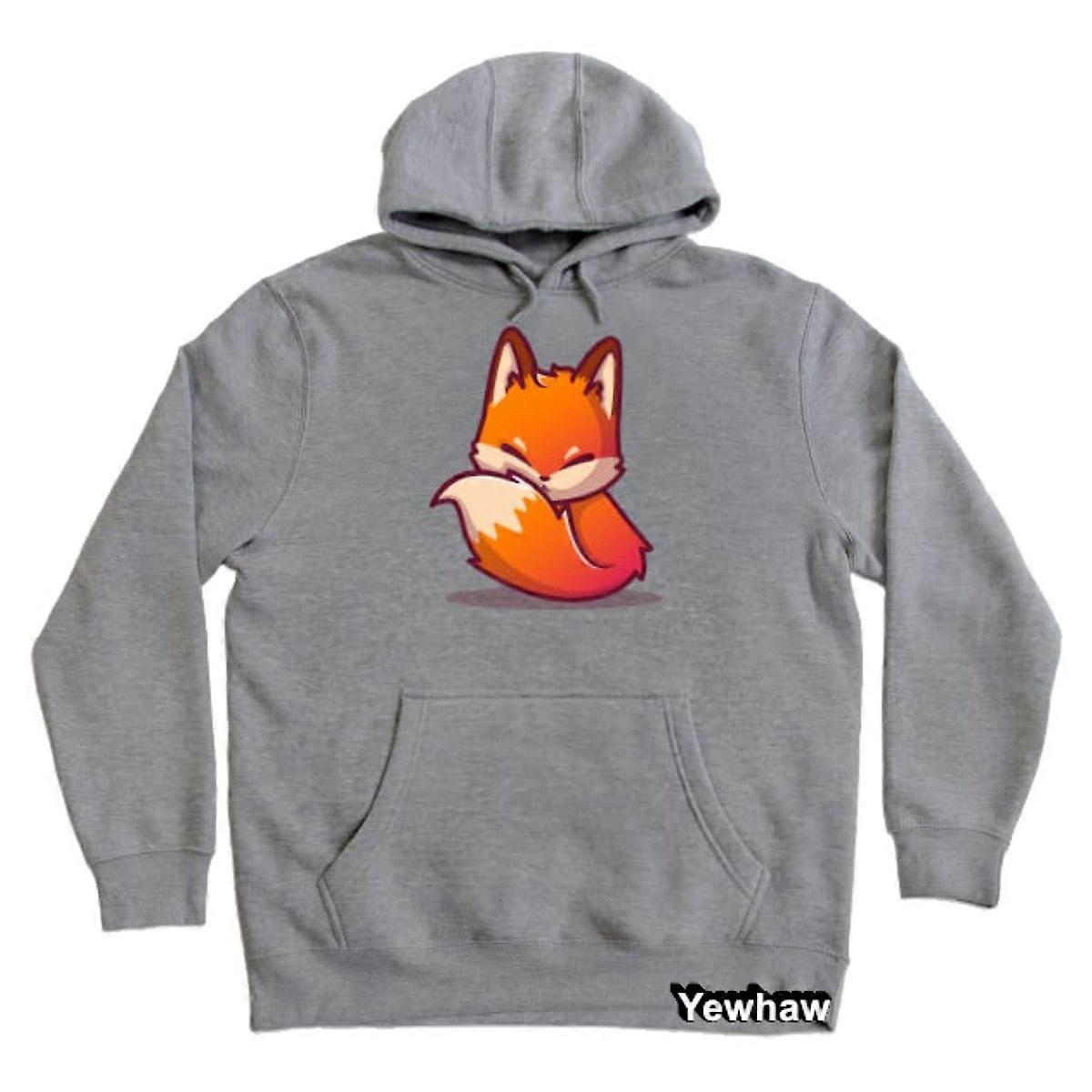 Cute Fox Sitting (2) Hoodie