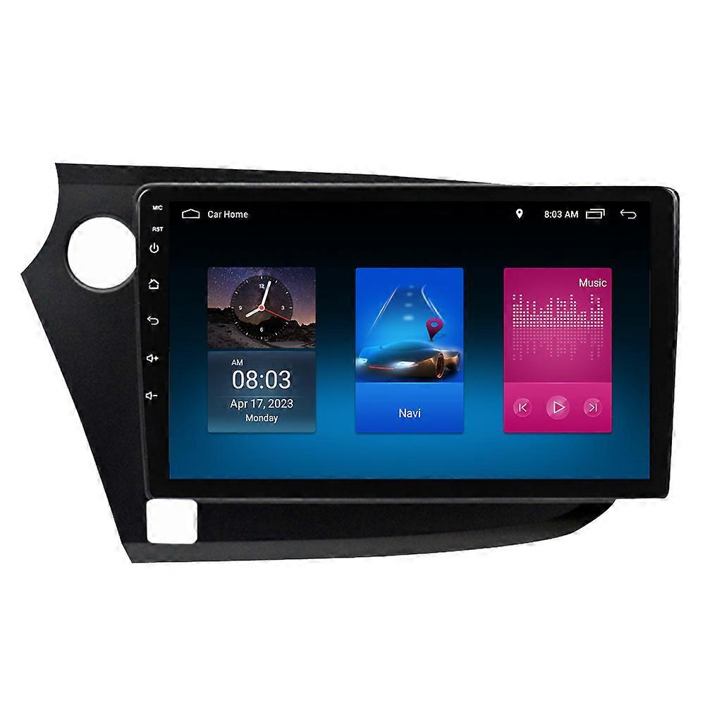 RoverOne Car Stereo Radio Bluetooth CarPlay Android Auto GPS Sat Nav Touch Screen for Honda Insight 2 2009 - 2014