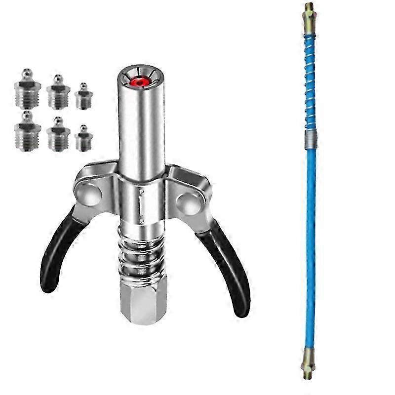 Grease Coupler Heavy-duty Quick Release Npti/8 10000 Psi Two