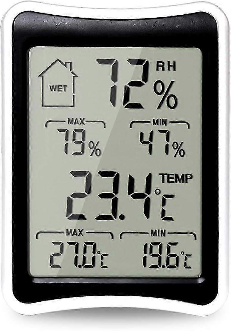 Digital Thermometer Hygrometer, Precise Indoor Temperature and Humidity