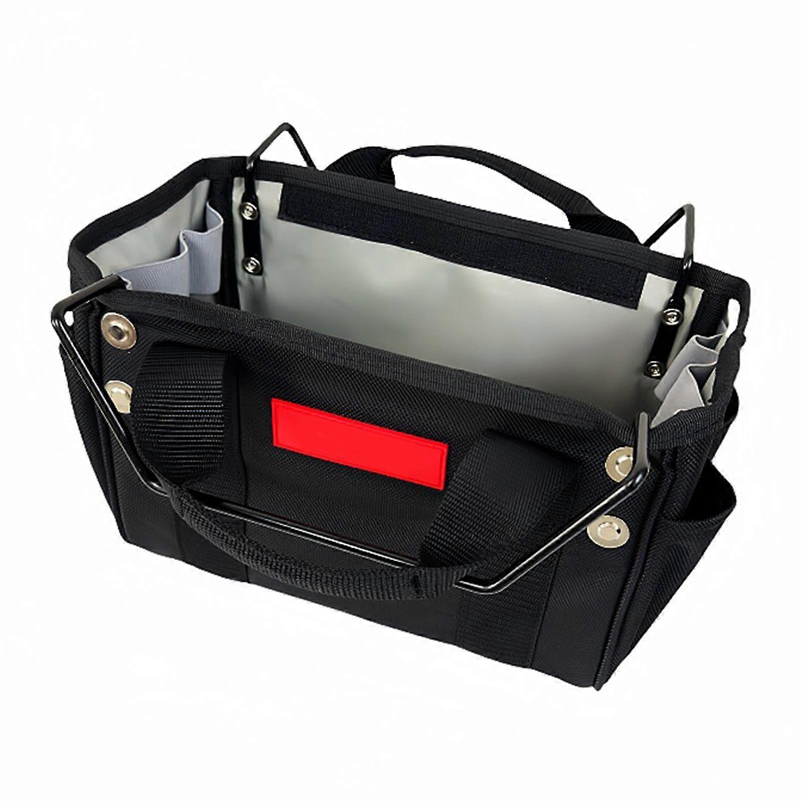 Folding Ladder Tool Transport Bag with Multiple Pockets Multifunctional Telescoping Ladder Tool Storage Hanging Bag Multicolor