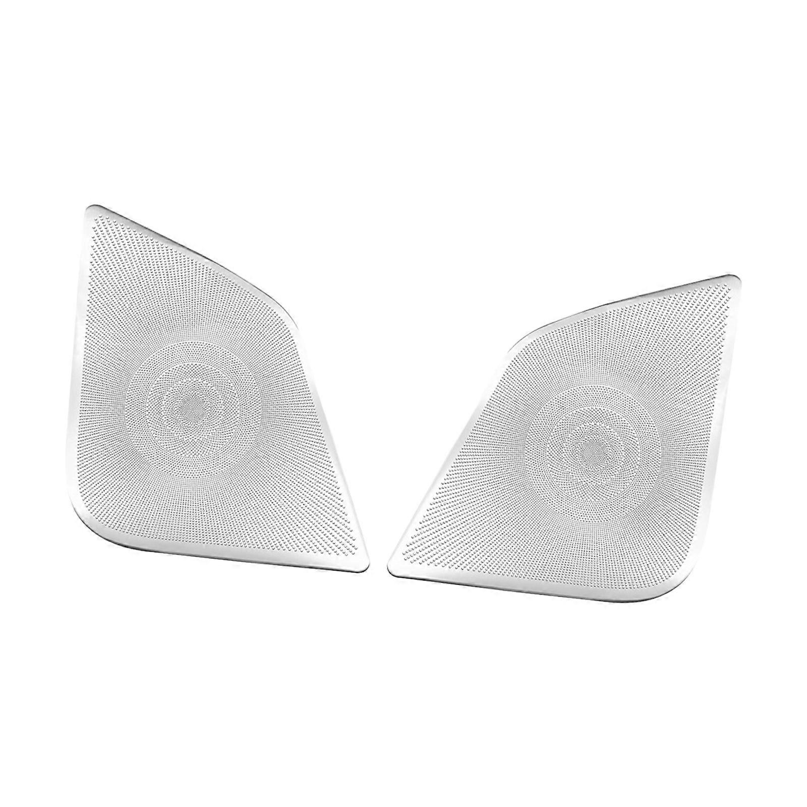 Vehicle Speaker Protector Guards Vibrations Proof Metal Grilles Secure Adhesive Mounting For Enhanced Speaker Durability Multicolor
