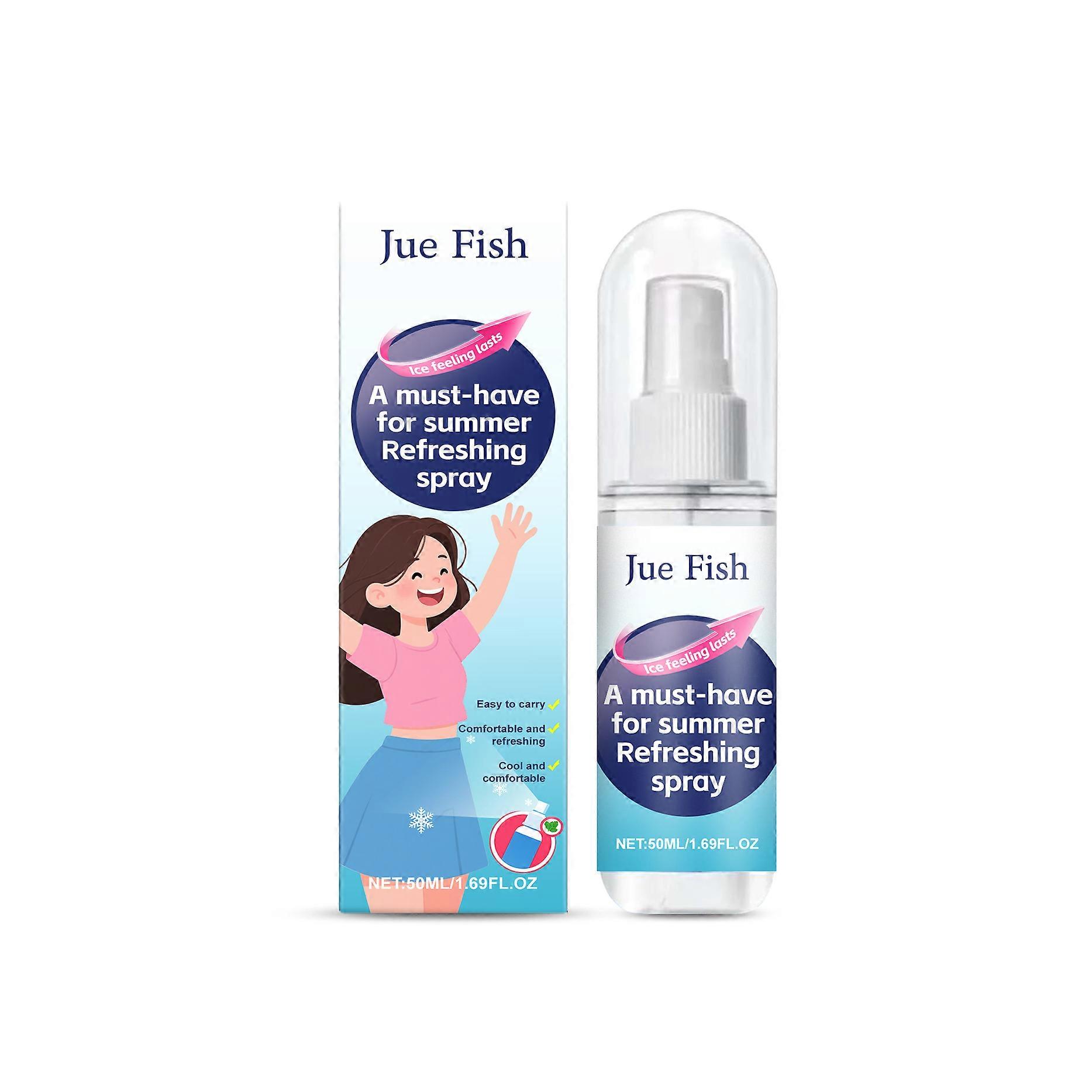 Jue Fish Summer Cooling Spray Portable Outdoor Cooling,