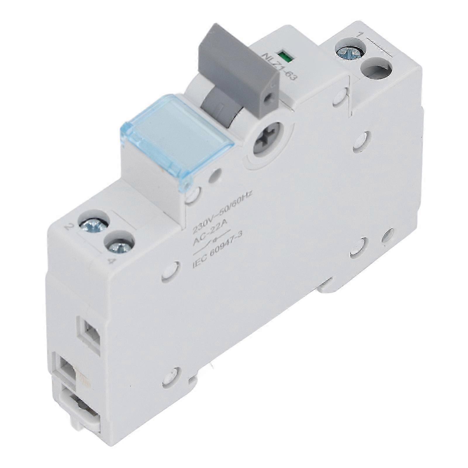 230VAC 63A Manual Transfer Switch - DIN Rail Mount for Dual Power Systems