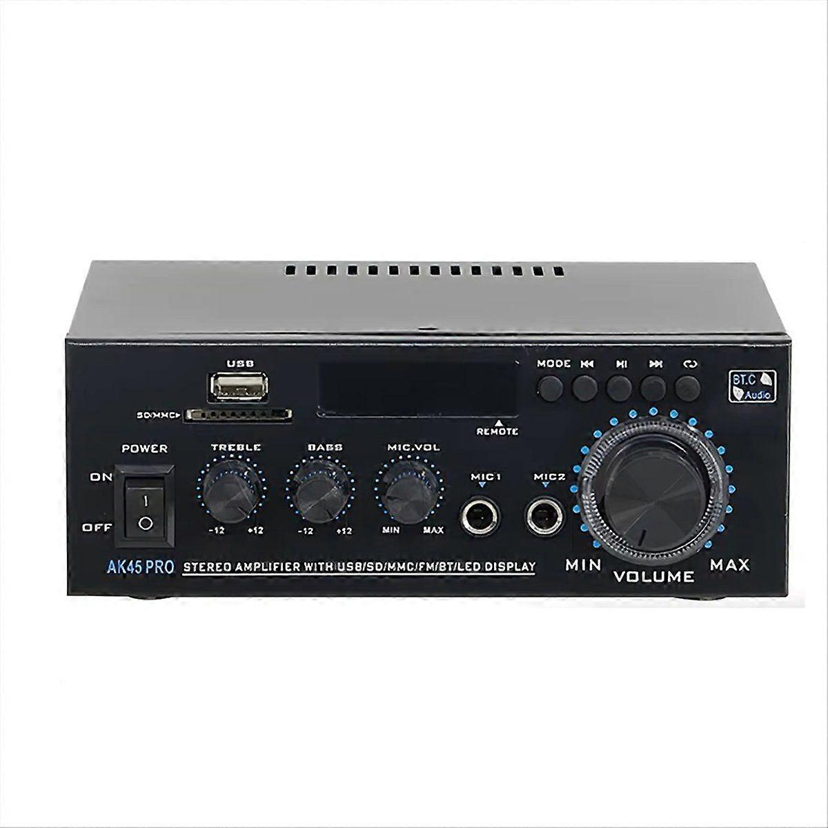 AK45ProDigital Amplifier Channel 2.0Audio HomeTheater Amplifier BluetoothStereo Hifi Sound Amplifie