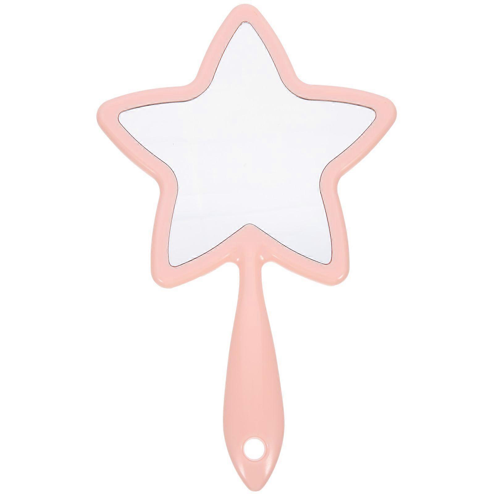 1Pc Pentastar Modélisation Poignée Miroir Miroir de Maquillage Portable Miroir De Poignée