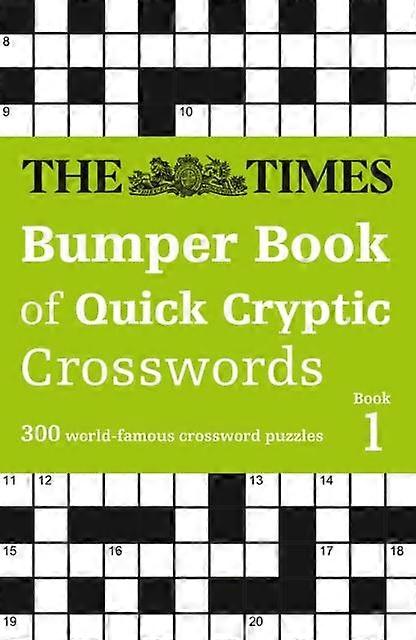 The Times Bumper Book Of Quick Cryptic Crosswords Book 1 by The Times Mind Games Paperback