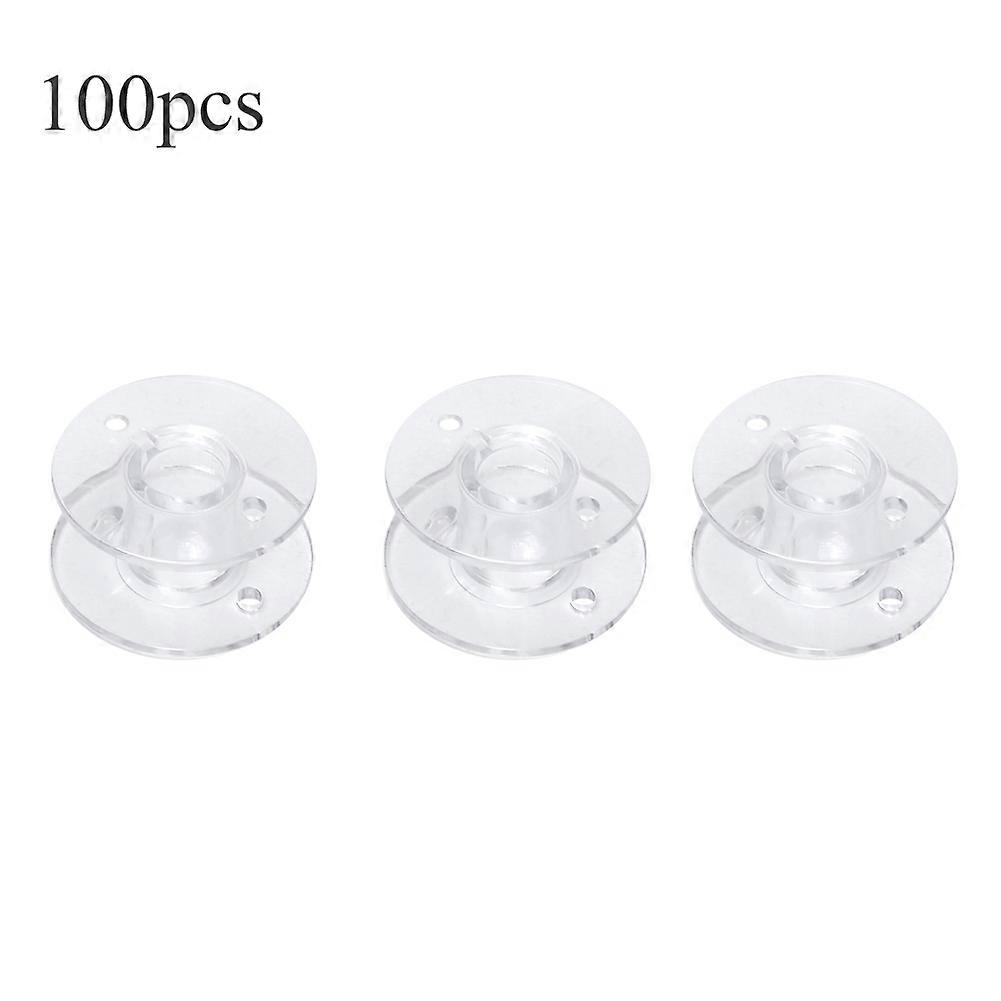 100Pcs Bobbin High Quality Plastic Multifunctional Sewing Machine Accessories