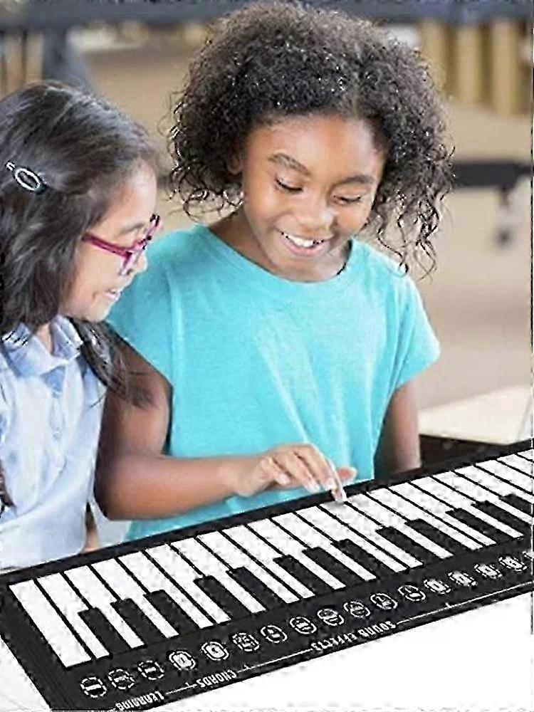 Portable 49-Key Roll-Up Electronic Piano - Moonlight Silver