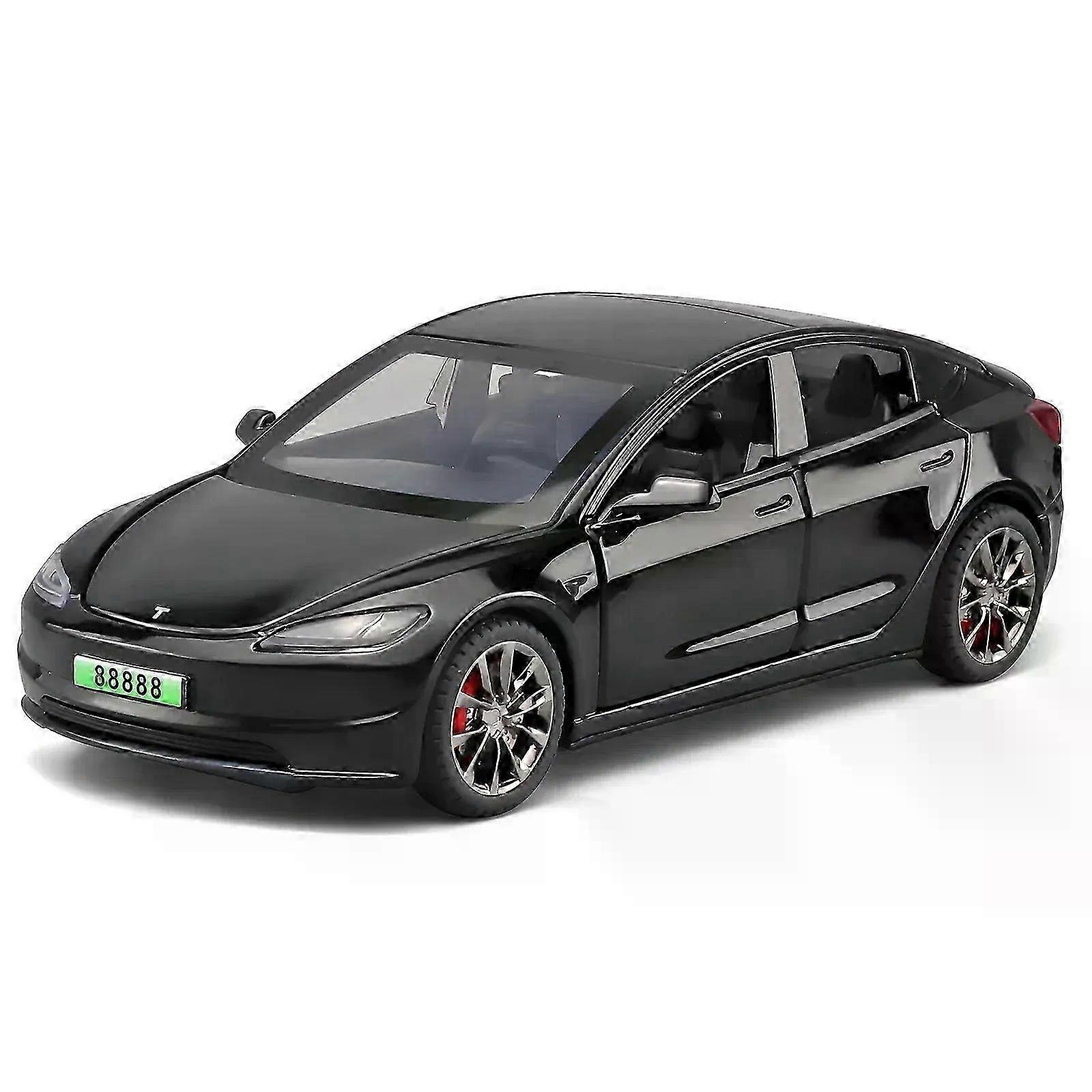2024 חדש 1:32 עבור טסלה דגם 3 סגסוגת דגם רכב צעצוע Diecasts מתכת יציקת צליל ואור רכב צעצועי רכב