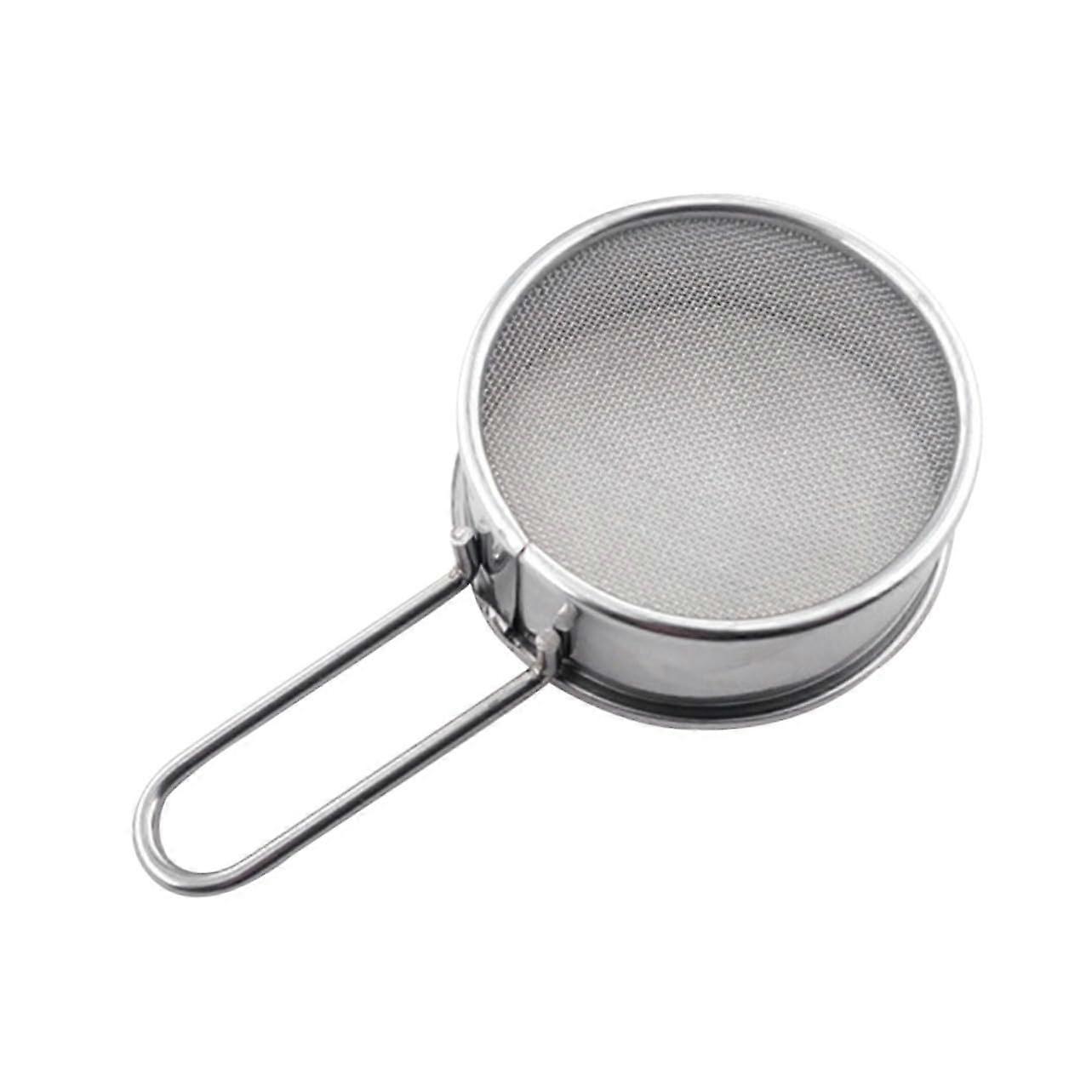 Stainless Steel Flour Sifter Handheld Baking Sieve for Fine Powder Cocoa Millet Dusting