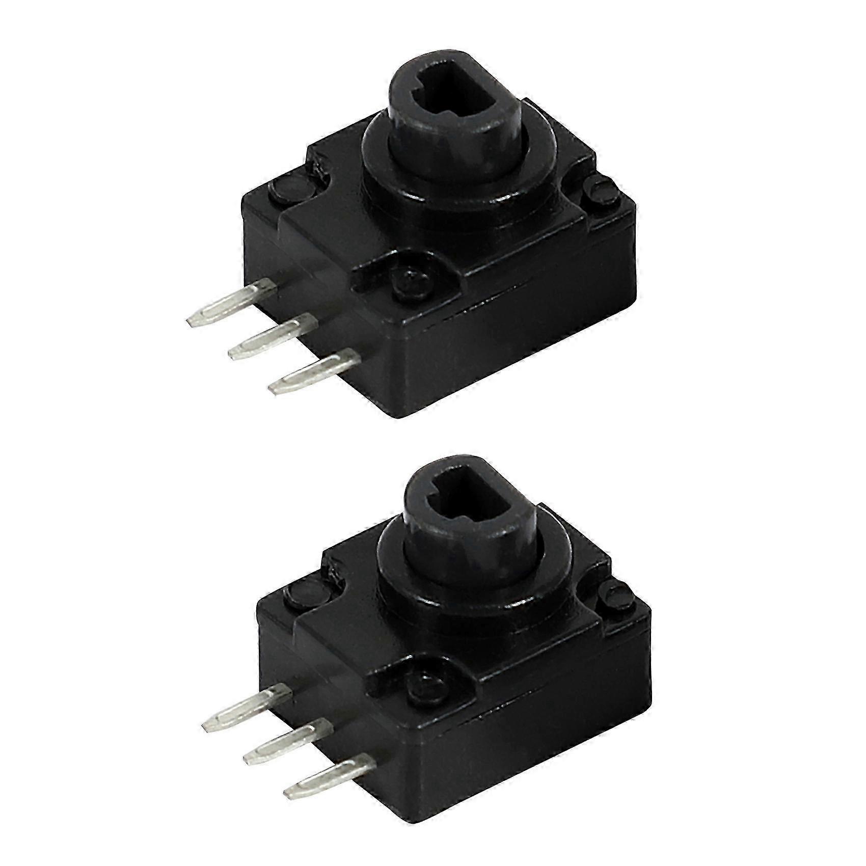 1 Set of 2Pcs Black Replacement Lt/Rt Button Keypad Repair Parts For Xbox 360 Controller