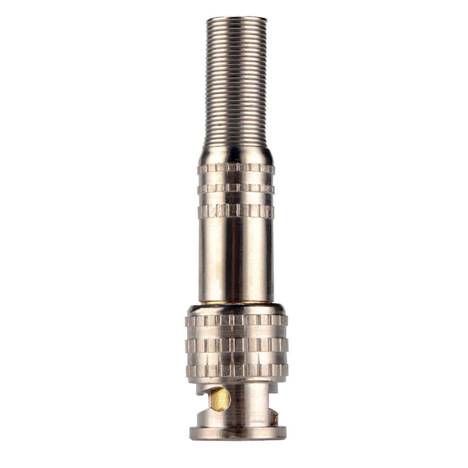 Professional BNC Video Connection BNC Male Connectors Screw Lock Suitable for CCTV Cameras Multicolor