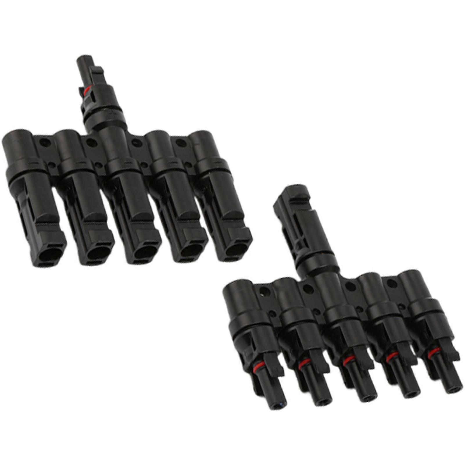 Multipurpose Solars Panel Splitters Joiner 1 to 5 Connectors with IP68 Waterproof and High Temperatures Protective Multicolor