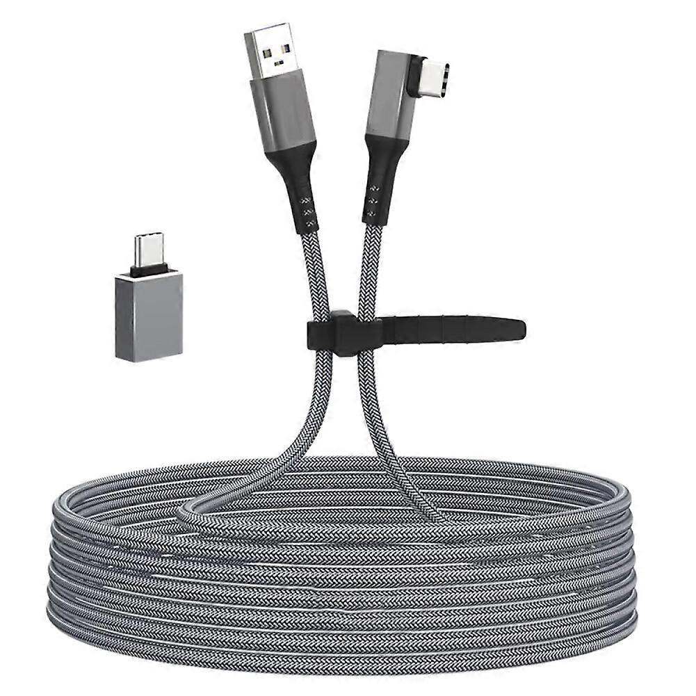 5M Data Cable VR Type-C Streaming Cable USB 3.0 Gen 1 Link Cable for Quest 2 USB Type-C Adapter VR Accessories