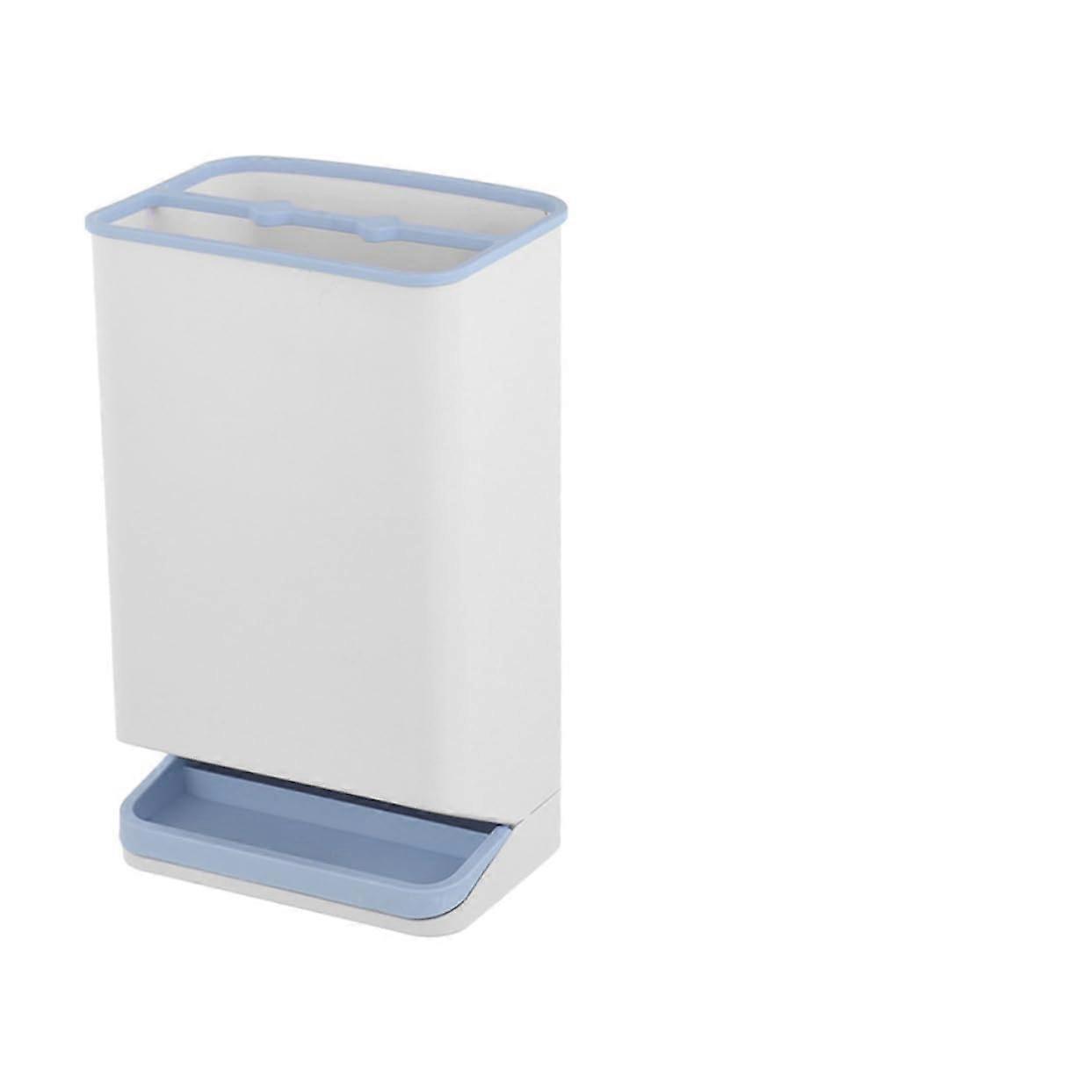 Umbrella Stand with Leakproof Detachable Rack for Long and Short Handle Umbrellas, 6 Slot Nordic Blue Organizer for Entryway