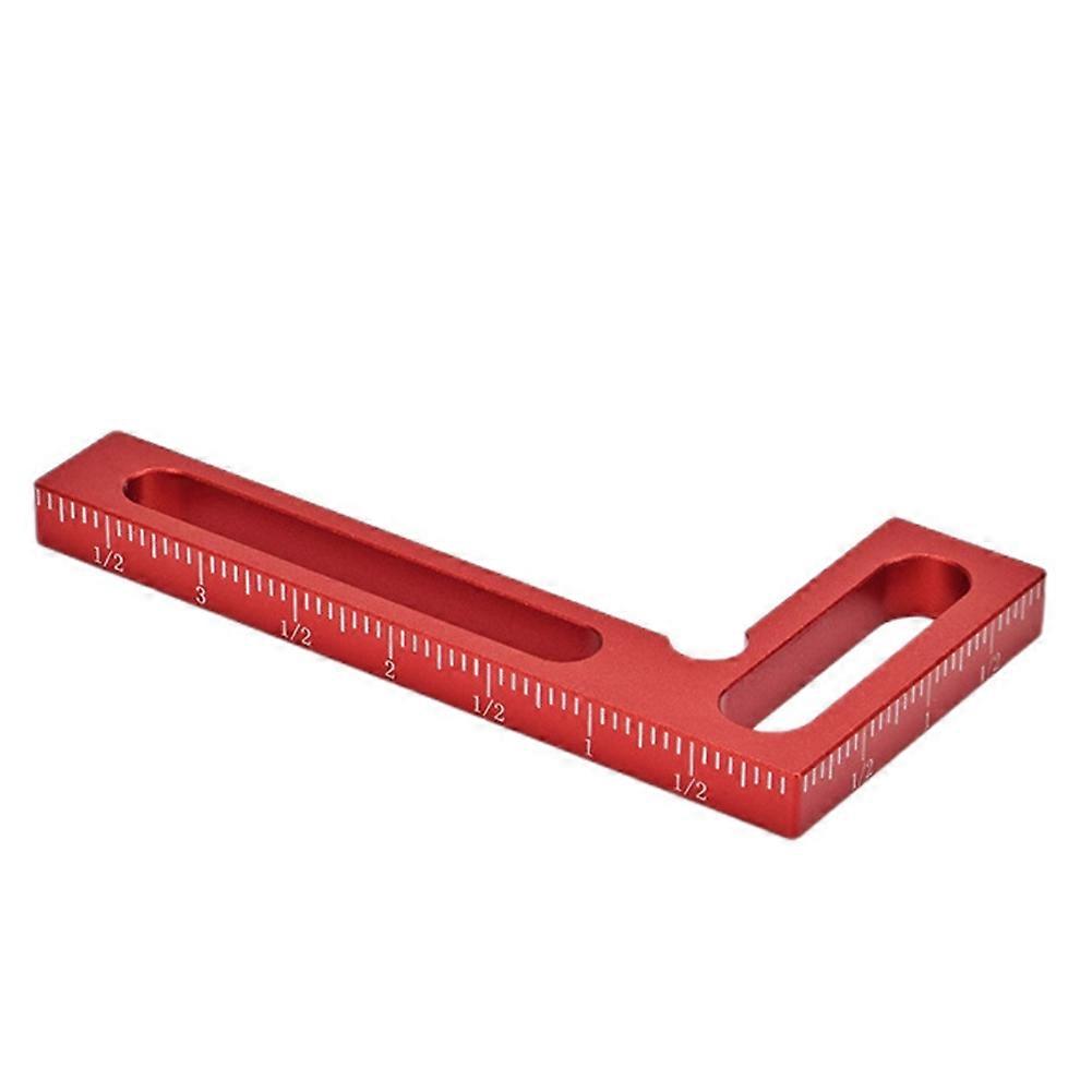 Aluminum Alloy Square Ruler Height Ruler 90 Degree Square Ruler Woodworking Measuring Tools Marking Ruler A.