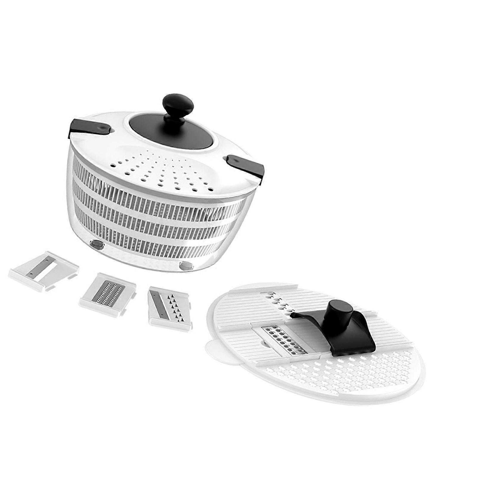 Large Capacity Hand Handle Salad Spinner For New Herbage ABS Substance Kitchen Device Strategy Multicolor