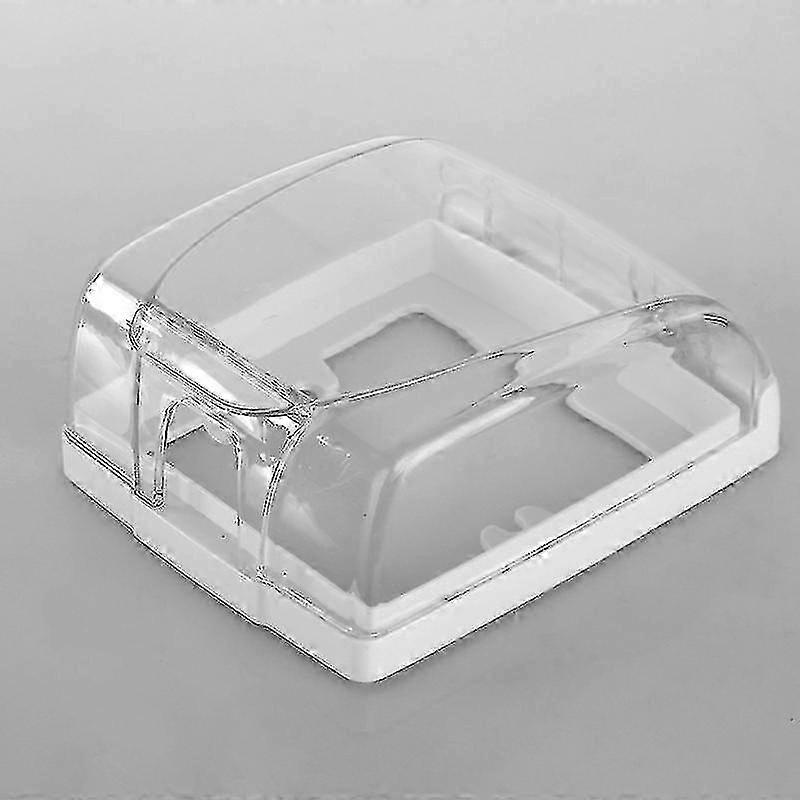 Plastic Wall Socket Cover Box with Flip Cap Protection