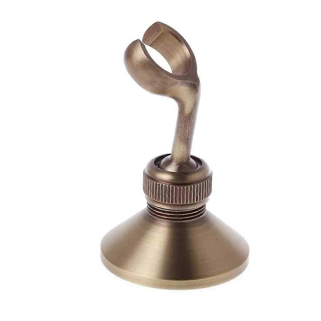 Antique Brass Rotatable Adjustable Wall Mounted Bathroom Handheld Shower Head Bracket Holder